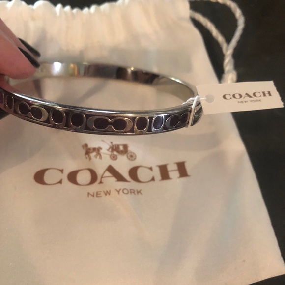 ๐ NEW with tags ๐ Coach signature purple bangle - Picture 2 of 5